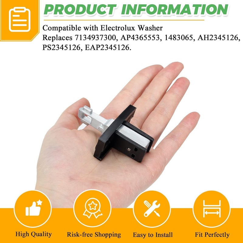 Techecook 134937300 Washer Striker Assembly by - Fit for Electrolux Frigidaire Washing Machine - Washer Door Strike Latch Replaces AP4365553, 1483065, AH2345126, PS2345126, EAP2345126 - Image 3